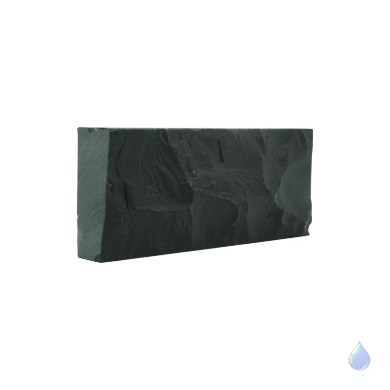 Marbre Noir Volcan Aspect Sculpté 2